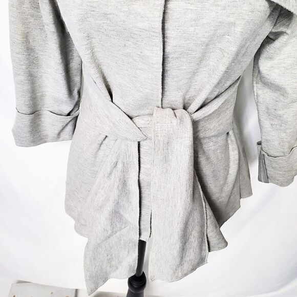 Luii Shawl Collar Tie Jersey Jacket - Picture 8 of 12